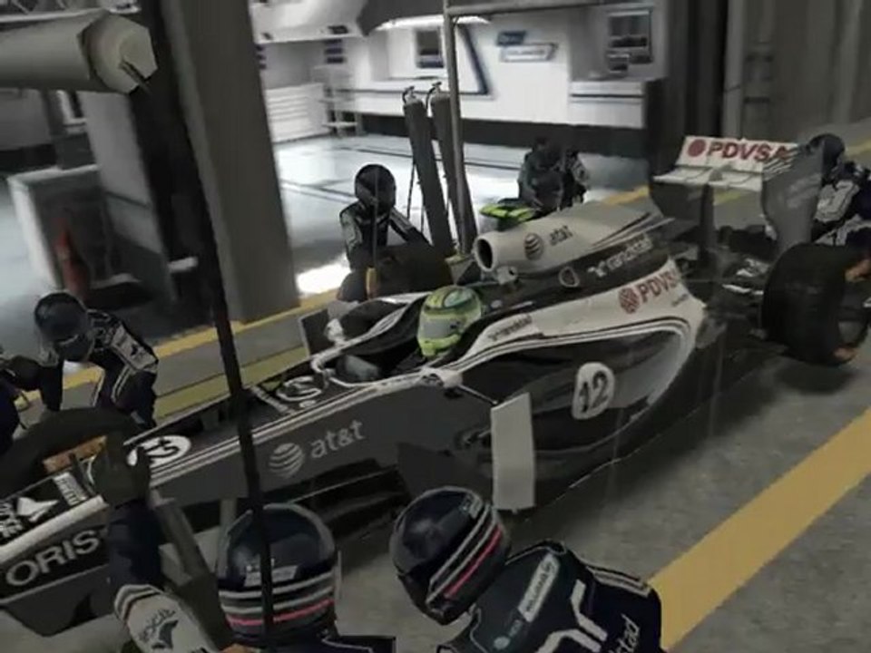 F1 2011 - GP d'Allemagne - Kier vs Schumacher (3) en onboard + mon passage aux stands