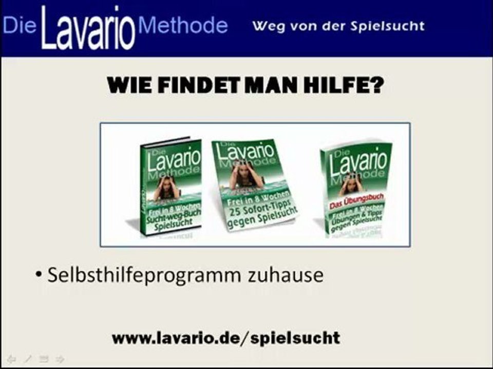 Spielsucht 1 Hilfe gegen Spielsucht