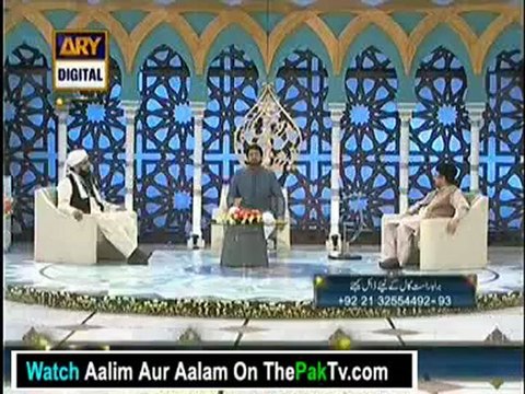 Aalim Aur Aalam With Tasleem Sabri In Ary Digital 15th Aug 2012