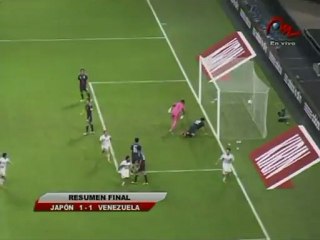 Venezuela empató a uno frente a Japón con gol de Nicolas Fedor