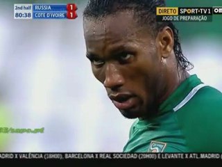 RUSSIA 1-1 IVORY COAST Full highlights / 15.08.2012
