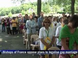 France gay marriage debate: Church prayers