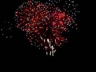 Feu d'Artifice au Lac du Salagou, 09 août 2012