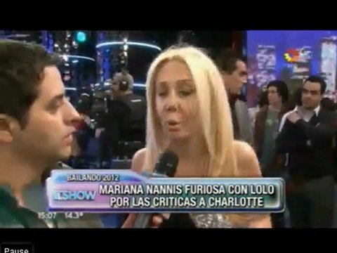 Nannis furiosa con Lolo