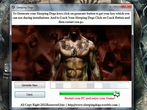 Sleeping Dogs keys + crack with online steaming crack