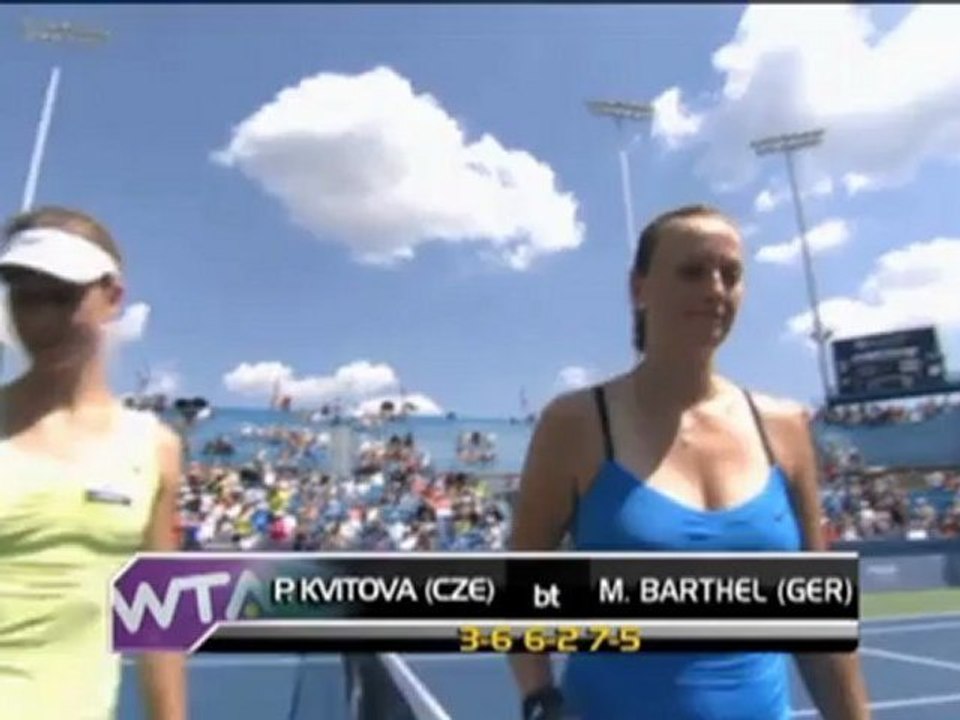 Cincinnati: Mona Barthel verpasst Überraschung