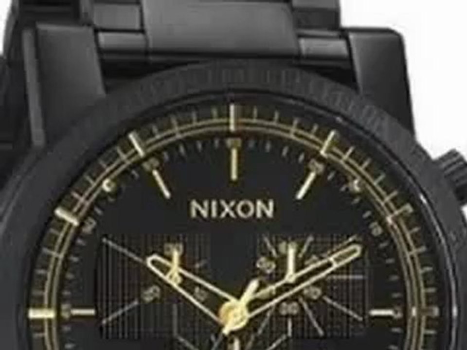 Nixon Magnacon SS Watch Matte Black/Gold, One S...