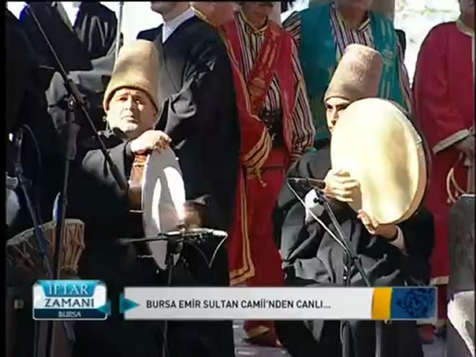 1 Karabaşı veli tekkesi sema ekibi BURSA İftar zamanı 2012 STV