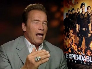 The Expendables 2 - Exclusive Interview With Arnold Schwarzenegger