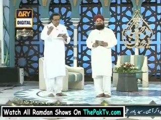 Faizan-e-Ramzan By Ary Digital - 16th August 2012 (Seher) Part 4