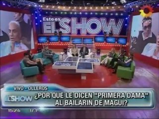 "PRIMERA DAMA" EL APODO DEL BAILARÍN DE MAGUI BRAVI