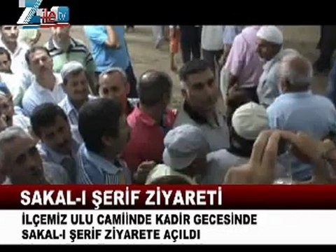 Zile sakalı şerif ziyareti ulu cami 2012