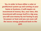 Geothermal Energy & Solar Power Ontario Residents Should Consider Combining the Two