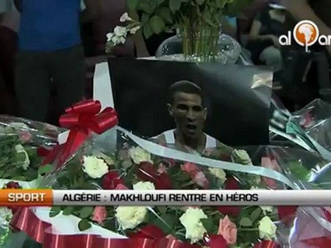 Algérie : Makhloufi rentre en héros