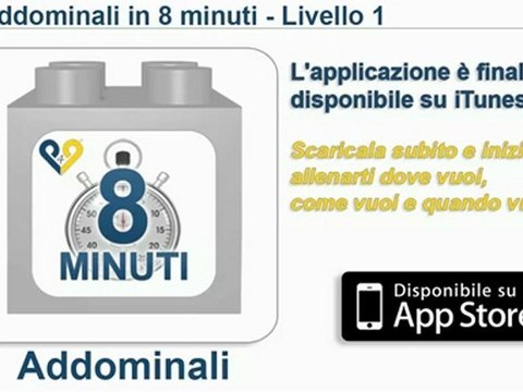 Applicazione Addominali in 8 minuti - Disponibile su iTunes
