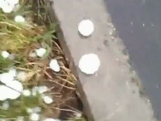 Chicken-egg-sized hailstones hit Siberian city