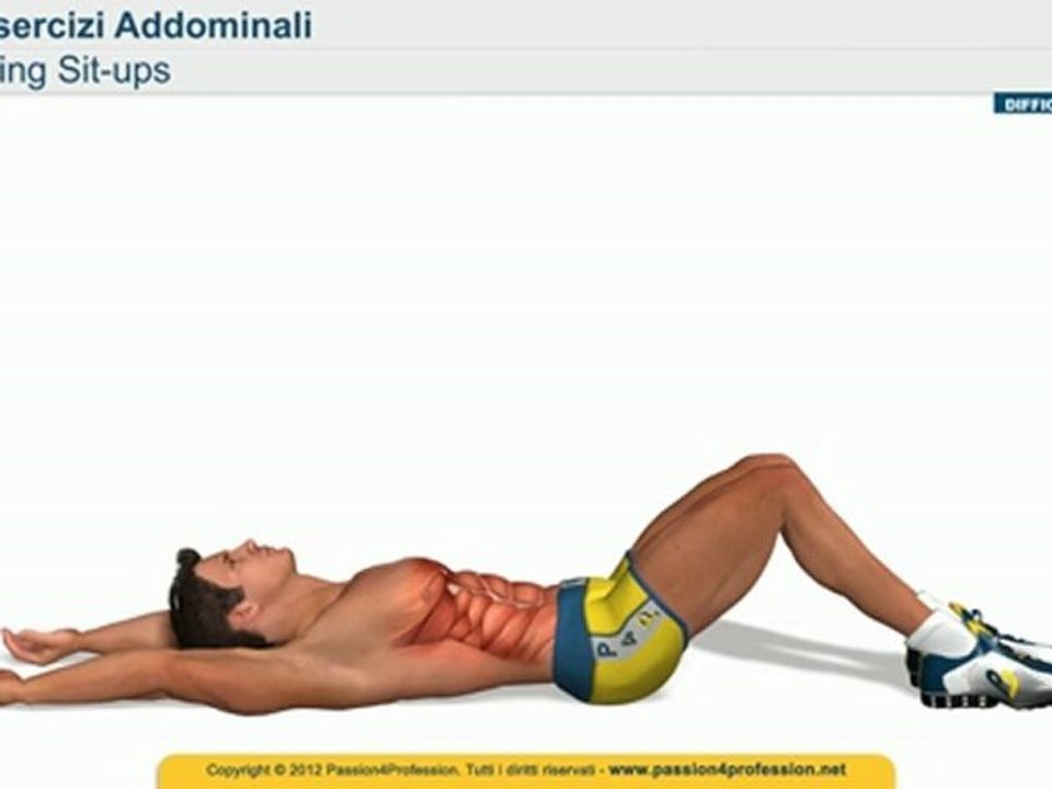 Esercizi addominali per DIMAGRIRE, addominali a casa - Sling Sit Up