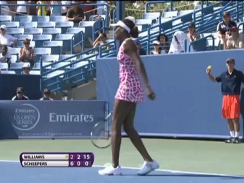 Cincinnatti: Williams kämpft Scheepers nieder