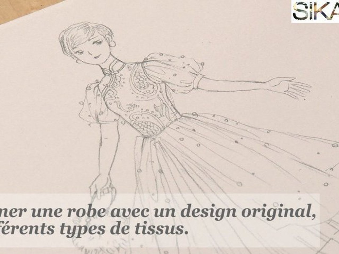Comment dessiner une robe au design original ? - HD - Vidéo Dailymotion