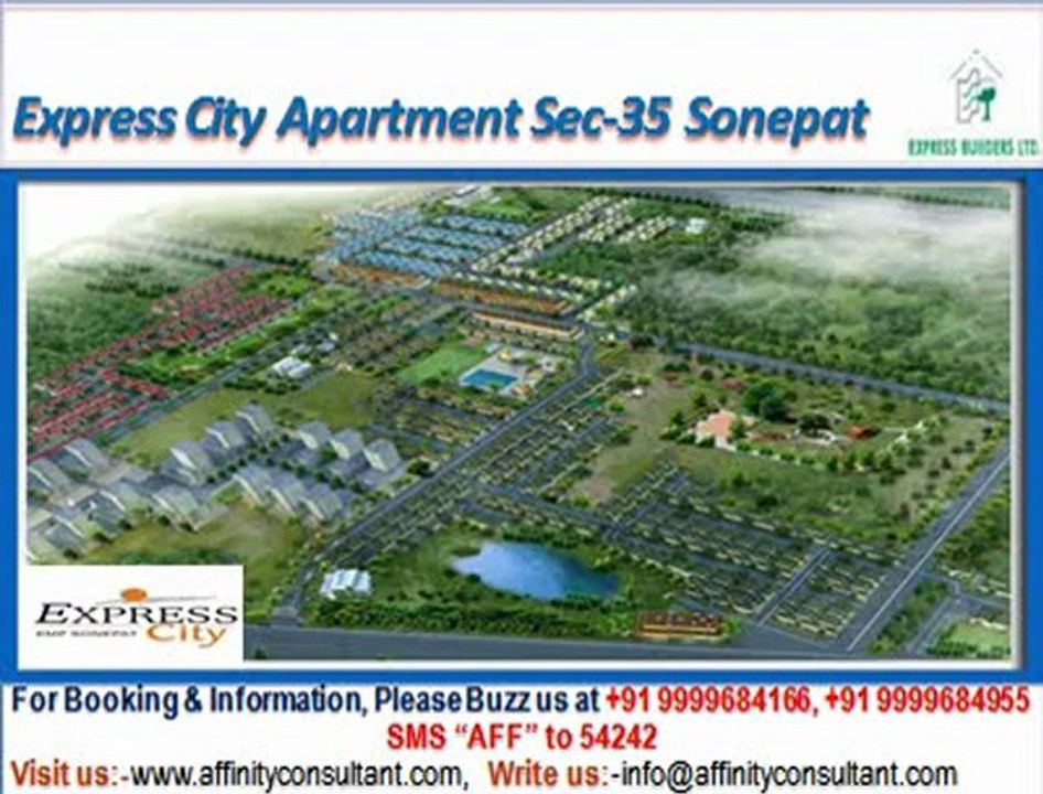 Express Builder City Apartments Sonepat @ 09999684166