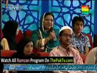 Noor e Ramzan Hum Ke Saath By Hum TV - 15th August 2012 (Aftar) - Part 4