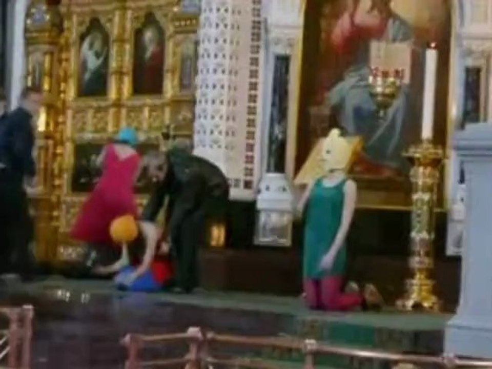 Pussy Riot supporters stage protest