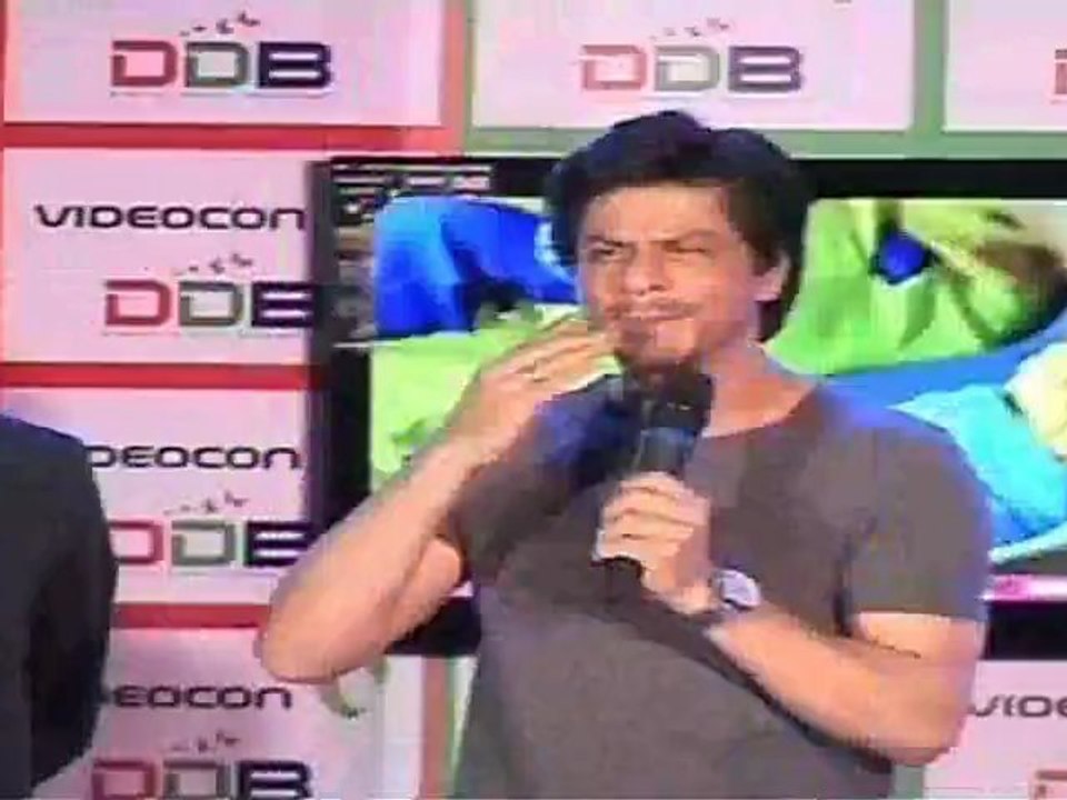 Shahrukh Khan At Videocon-DDB Press Conference