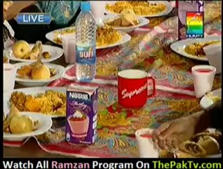 Noor e Ramzan Hum Ke Saath By Hum TV - 16th August 2012 (Aftar) - Part 4
