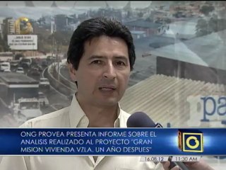 Según Provea, menos de 50 mil familias han sido beneficiadas con la Gran Misión Vivienda