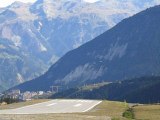 Atterrissage altiport de Courchevel