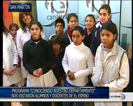 Visita de alumnos y docentes de El Espino 2