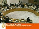 NATO launches airstrike on Libyan capital