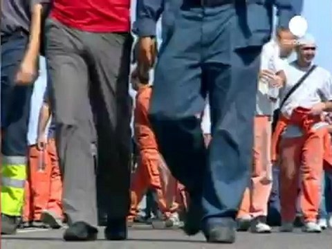 Taranto: manifestazione lavoratori Ilva