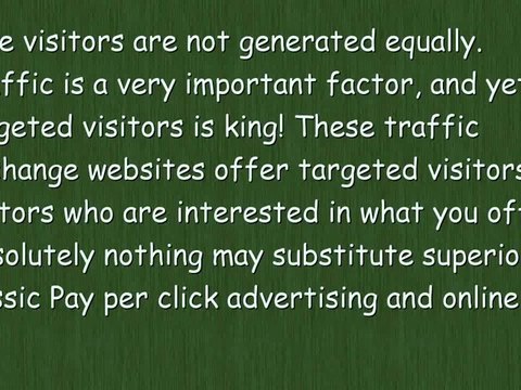 Traffic Exchange Systems for Targeted Visitors