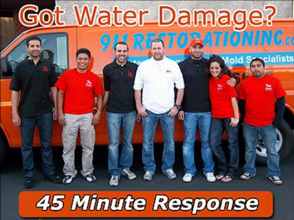 Water damage restoration in Los Angeles
