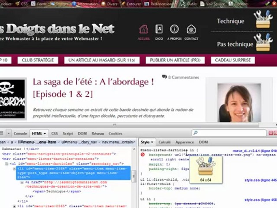 Tuto N°9: Mettez des images sur vos menus !