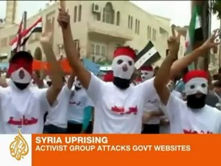 Activists hack into Syrian government sites