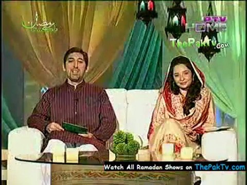 Ramzan Pakistan By PTV Home (Aftar) - 16th August 2012 - Part 1/2
