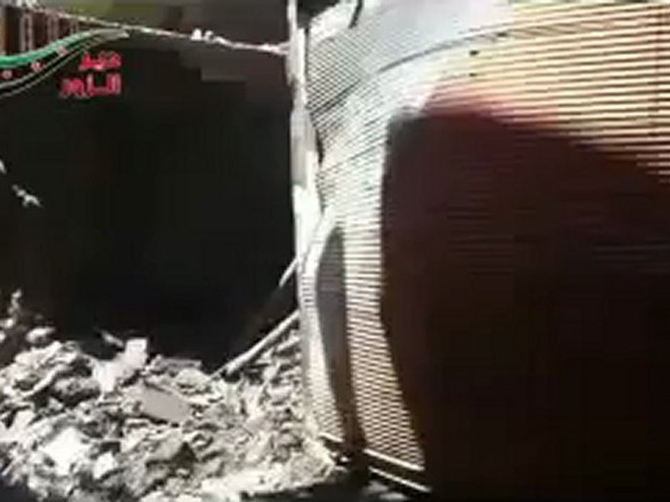 فري برس دير الزور ابنية ومحلات مدمرة جراء القصف الهمجي دير الزور 16 8 2012