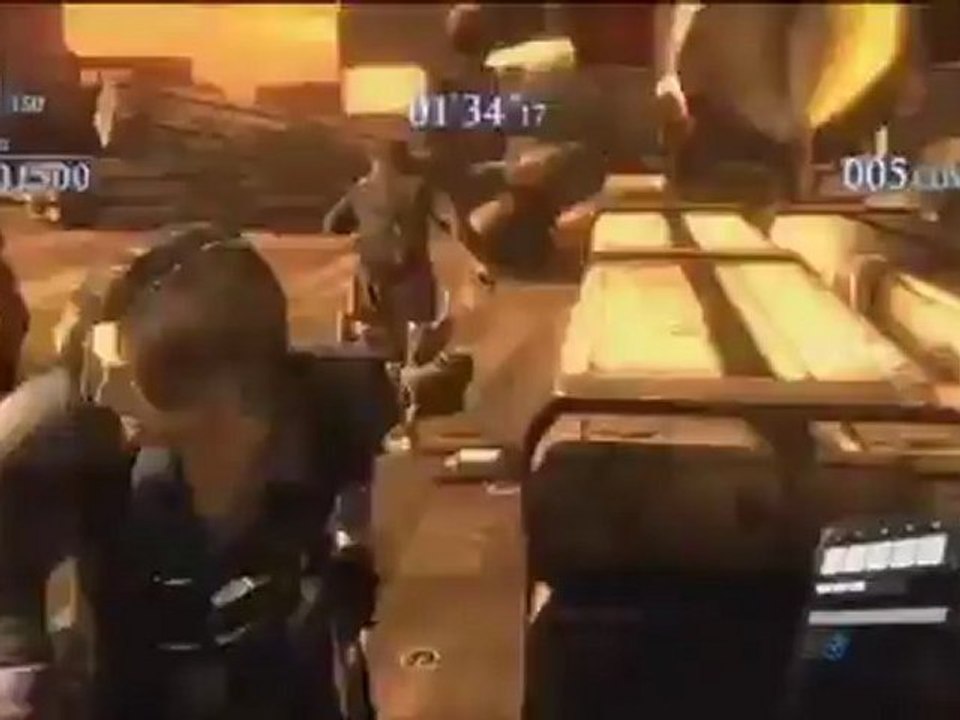 Resident Evil 6 -Mercenaries Mode- Leon Gameplay