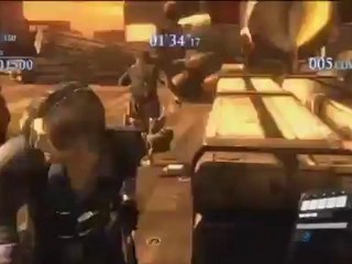 Resident Evil 6 -Mercenaries Mode- Leon Gameplay