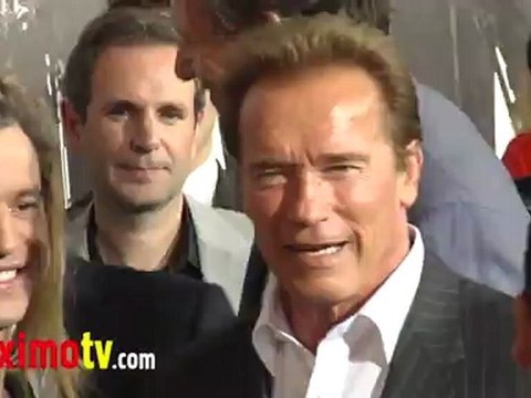 Arnold Schwarzenegger THE EXPENDABLES 2 LA Premiere