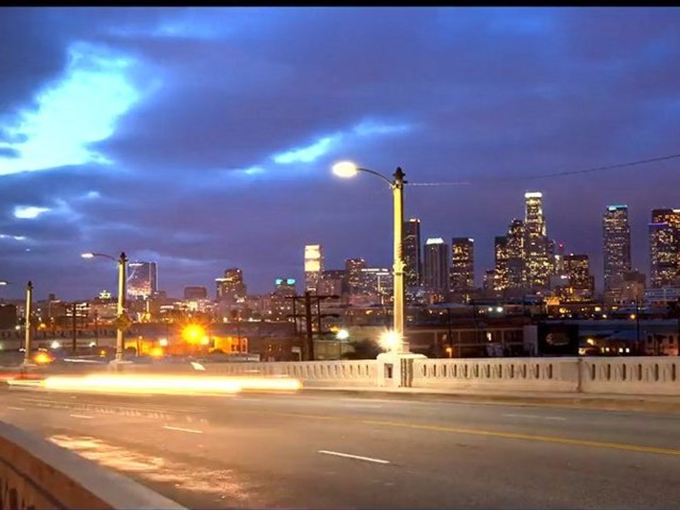 Night Fall - Time Lapse Los Angeles
