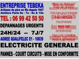 ELECTRICITE 24H/24 - TEL : 0699425050 - DEPANNAGE PARIS 15eme