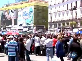 Tercer día de acampadas y movilizaciones en la Puerta del Sol