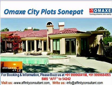 Omaxe City Residential Plots NH-1 Sonepat @ 09999684166