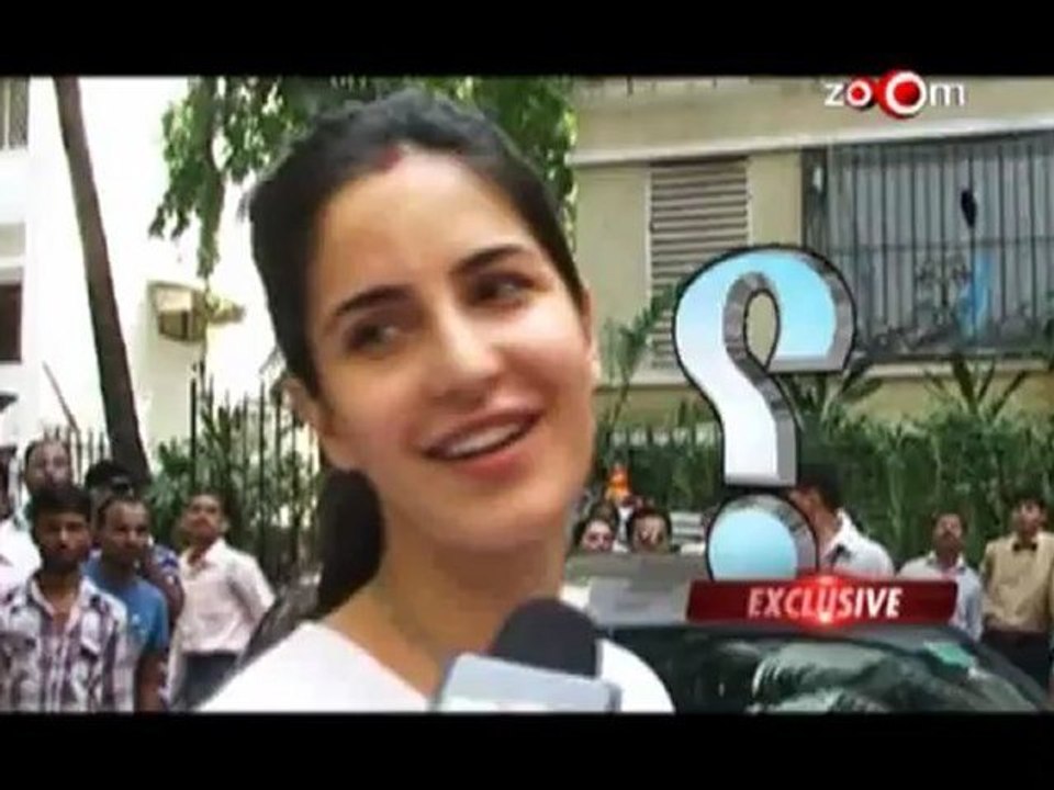 Katrina spotted with sindoor on her forehead