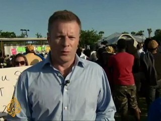 Thousands protest Florida teenager's death