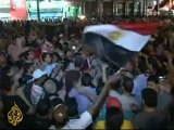 Protesters press political demands in Egypt