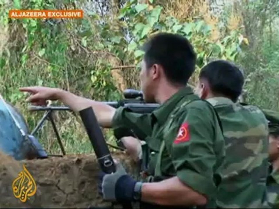 Myanmar fighting displaces thousands